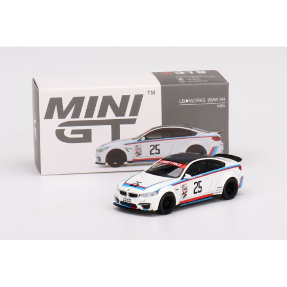 minigt LB☆WORKS  M4 Машинка Mini GT LB☆Works BMW M4 IMSA - купити на сайті mashinki.in.ua
